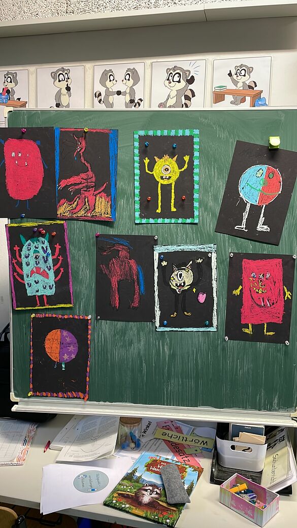 &Ouml;l-Pastell-Kreide -Monster 3