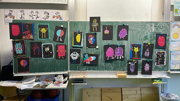 &Ouml;l-Pastell-Kreide -Monster 1